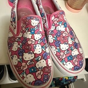 Vans Hello Kitty Pink Slip-On Shoes